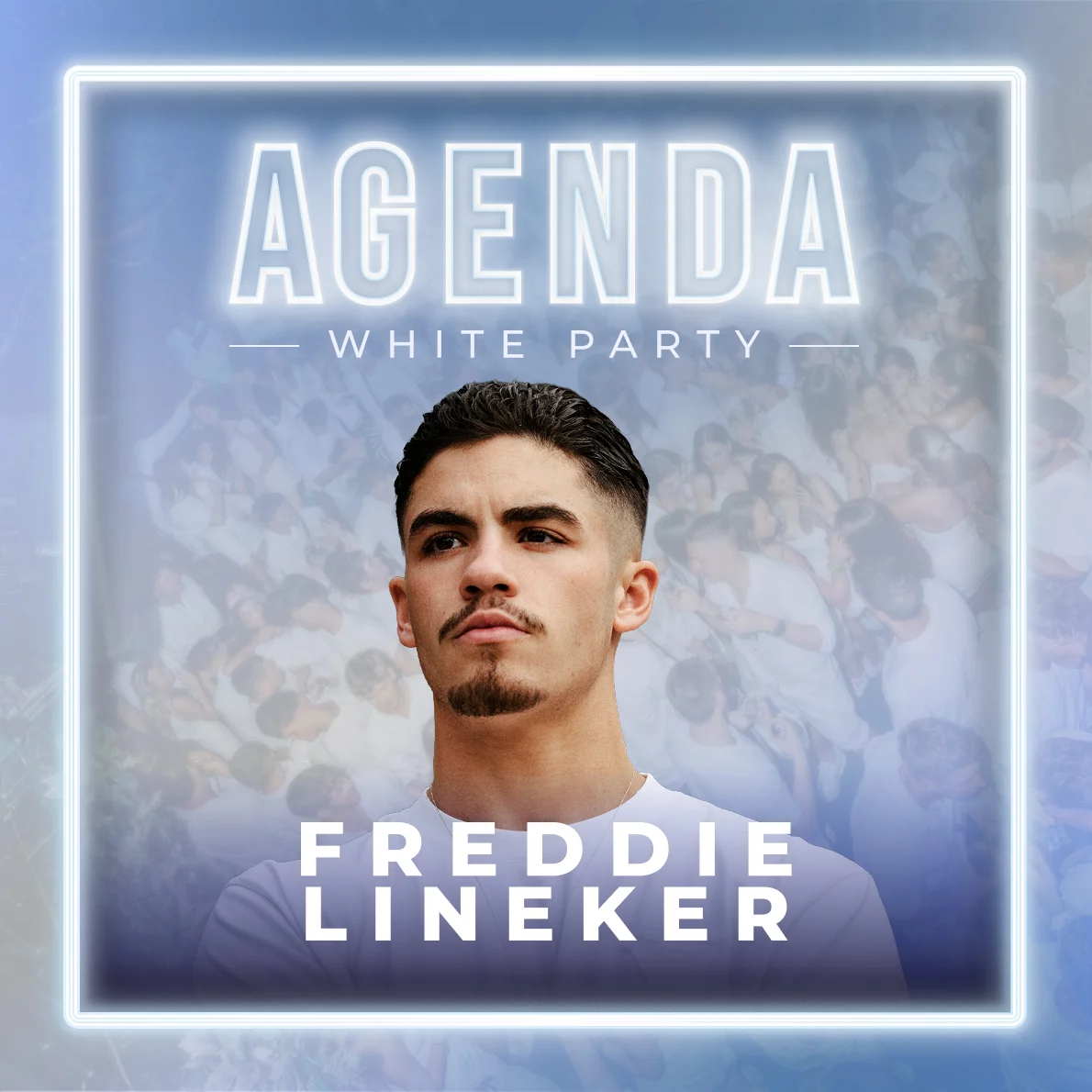 Freddie Lineker Artist Agenda White Party Kavos