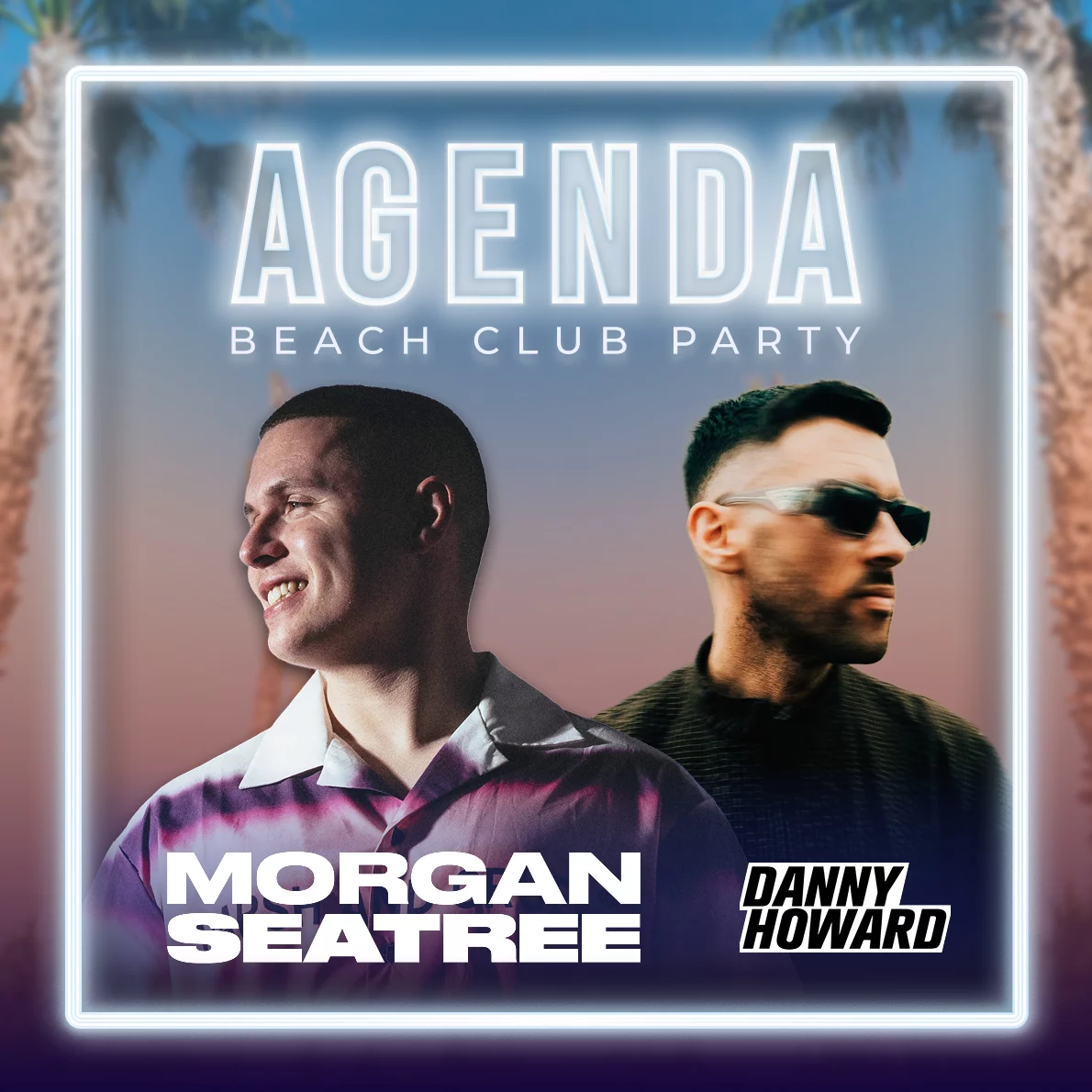 Agenda beach club party Morgan seatree + Danny Howard albufeira