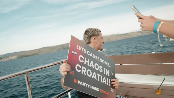 Out to sea Croatia Boat Party